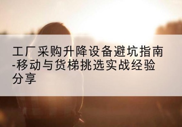 利通移动式升降机怎么选-工厂采购升降设备避坑指南-移动与货梯挑选实战经验分享